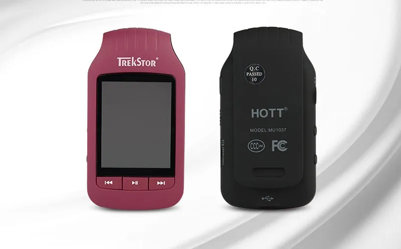 8 Гб mp3-плеер HOTT 1037 Поддержка Спорт Шагомер Bluetooth fm-радио с слотом для карт TF 1," ЖК-экран MP3 стерео музыкальный плеер