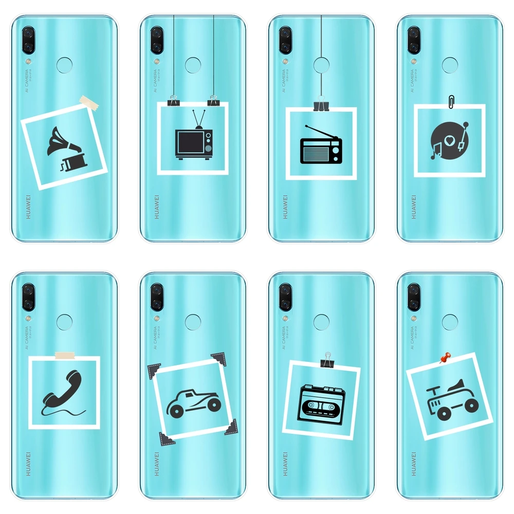 Чехол для Huawei Nova 3 3I 3E 2i 2 Lite Plus силиконовый винтажный мягкий чехол-накладка в стиле