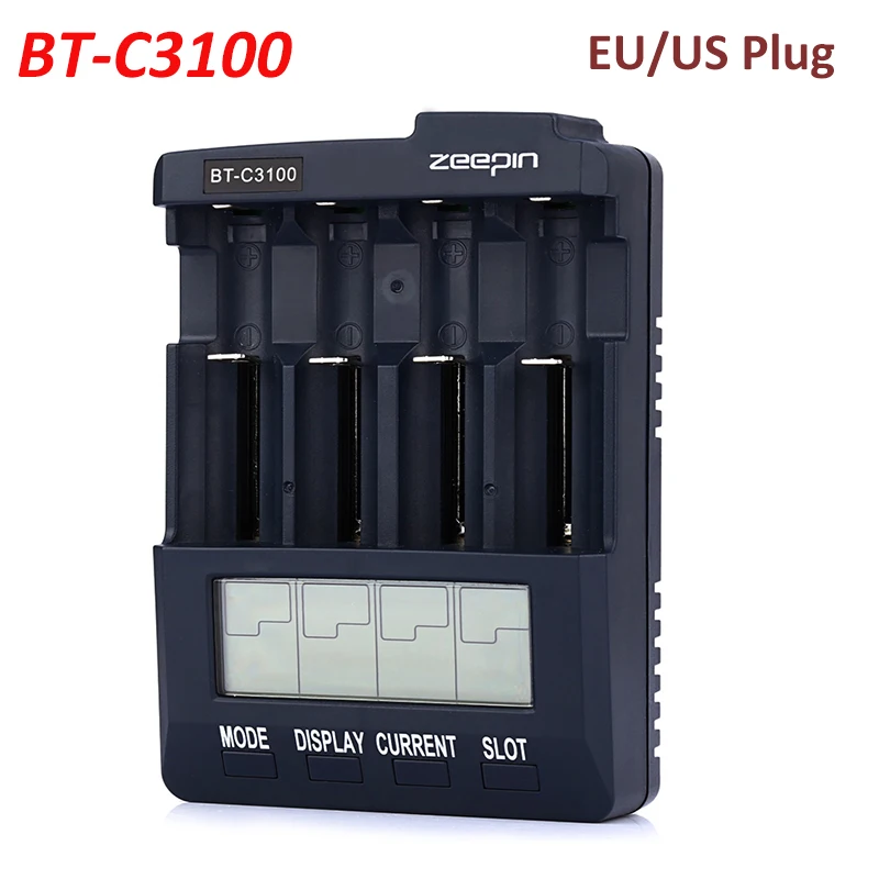 

BT-C3100 V2.2 Smart Universal LCD LI-ion NiCd NiMh AA AAA 10440 14500 16340 17335 17500 18490 17670 18650 Battery Charger