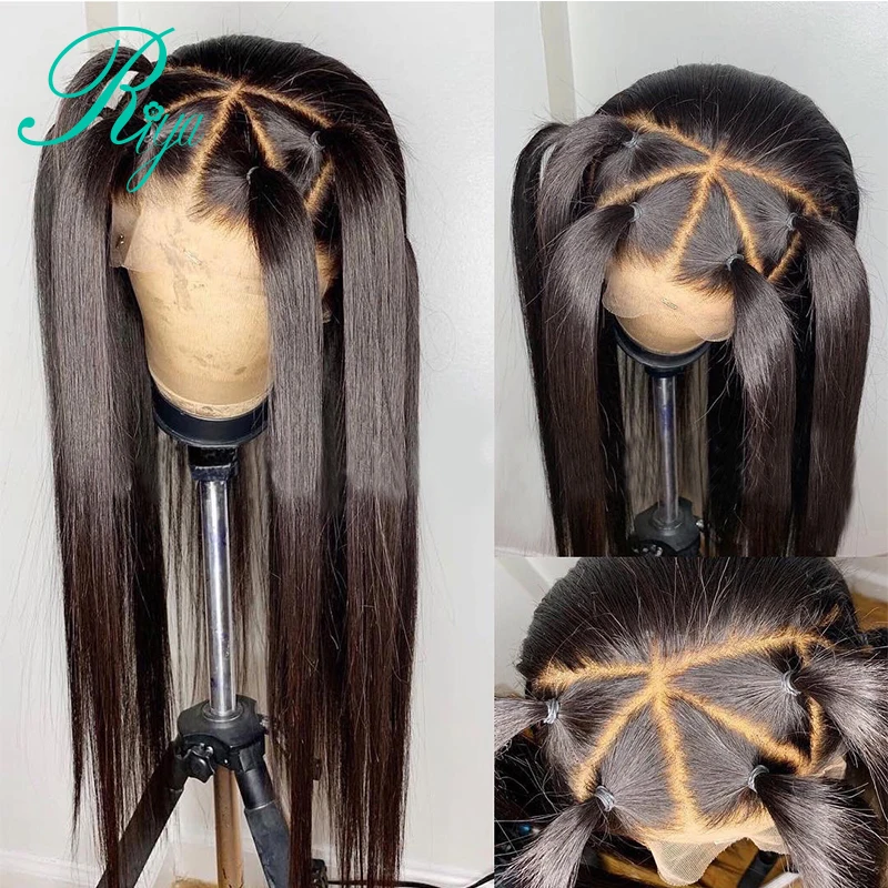 straight lace frontal human hair wig (2)