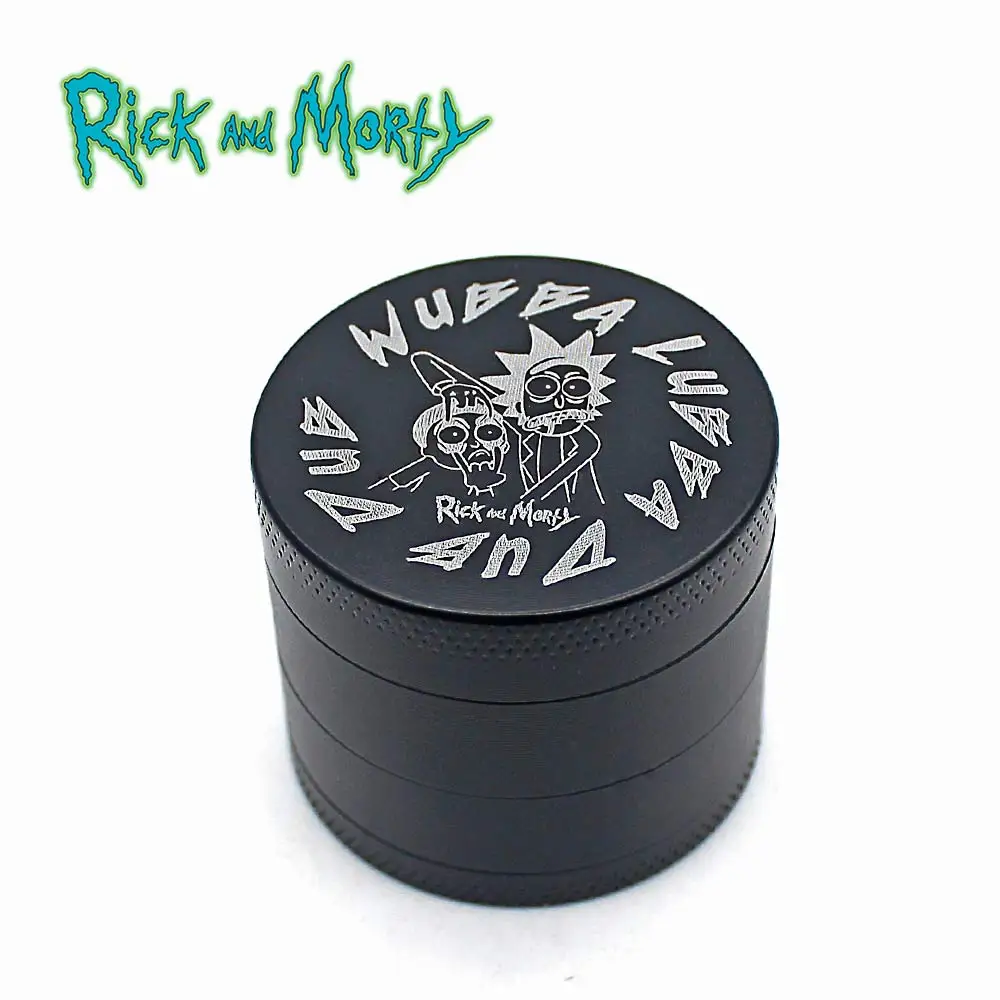 OHCOMICS Rick and Morty металлическая травяная шлифовальная машина 2 &quotцинковый сплав 4 шт.