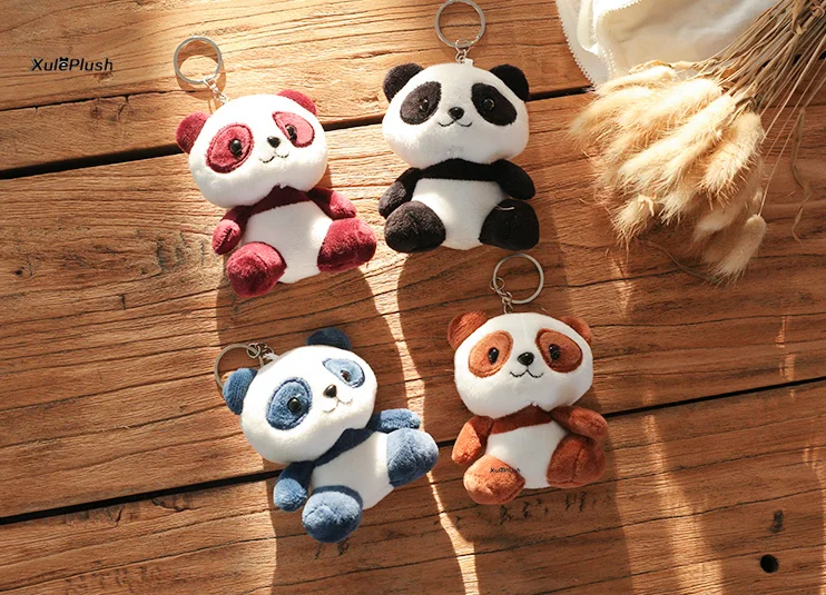 Мульти-дизайн, 4-9 см панда плюшевые мягкие игрушки, брелок аксессуары плюшевые игрушки панда кукла, мини чучела животных панда игрушки