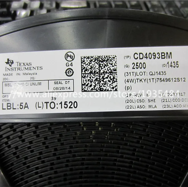 Бесплатная Доставка 500 Шт./лот CD4093BM96 CD4093BM CD4093 4093BM 4093 SOP-14 новое место высокое