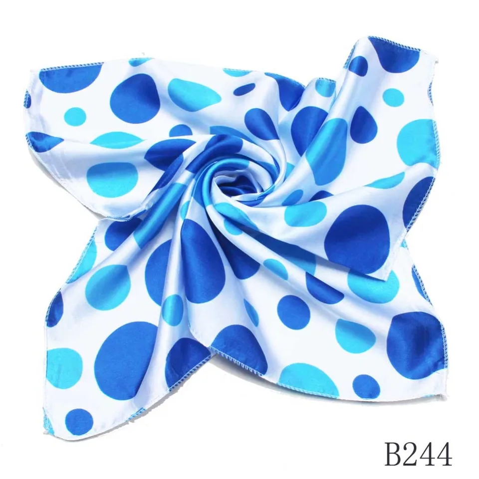 Fazzoletto Da Collo Donna In Chiffon - 50x50 Cm, Colori Assortiti - Foto 5