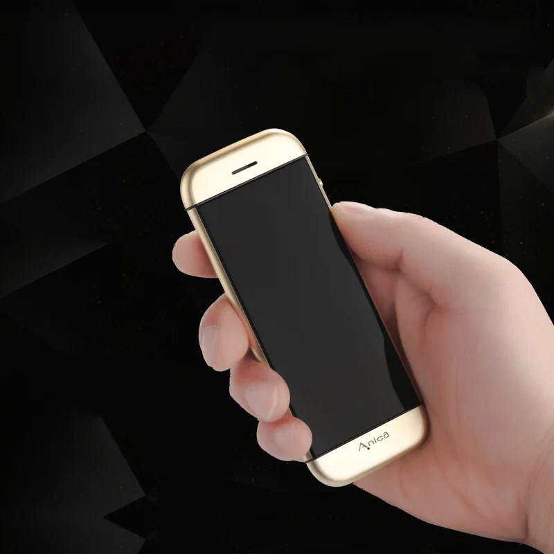 Anica T5 vibrate FM dual sim card bluetooth dialer OLED display touch key sync anti lost