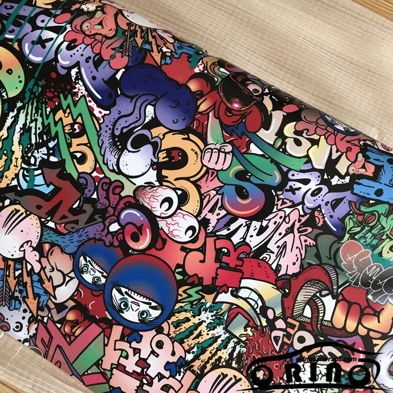 JMD Sticker Bomb Vinyl Film Wrap-7