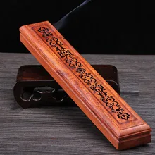 Ладан держатель горелка Коробка Дерево Коричневый ручной работы ремесло-около 10 дюймов