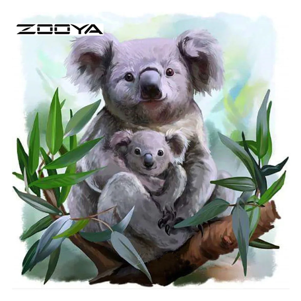 ZOOYA Алмазная картина вышивка крестиком животное коала 5D Сделай Сам полная