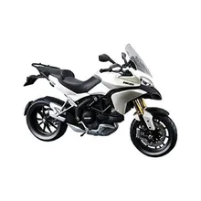 Maisto 1 12 DUCATI MULTISTRADA 1200S 31188 White MOTORCYCLE BIKE Model FREE SHIPPING
