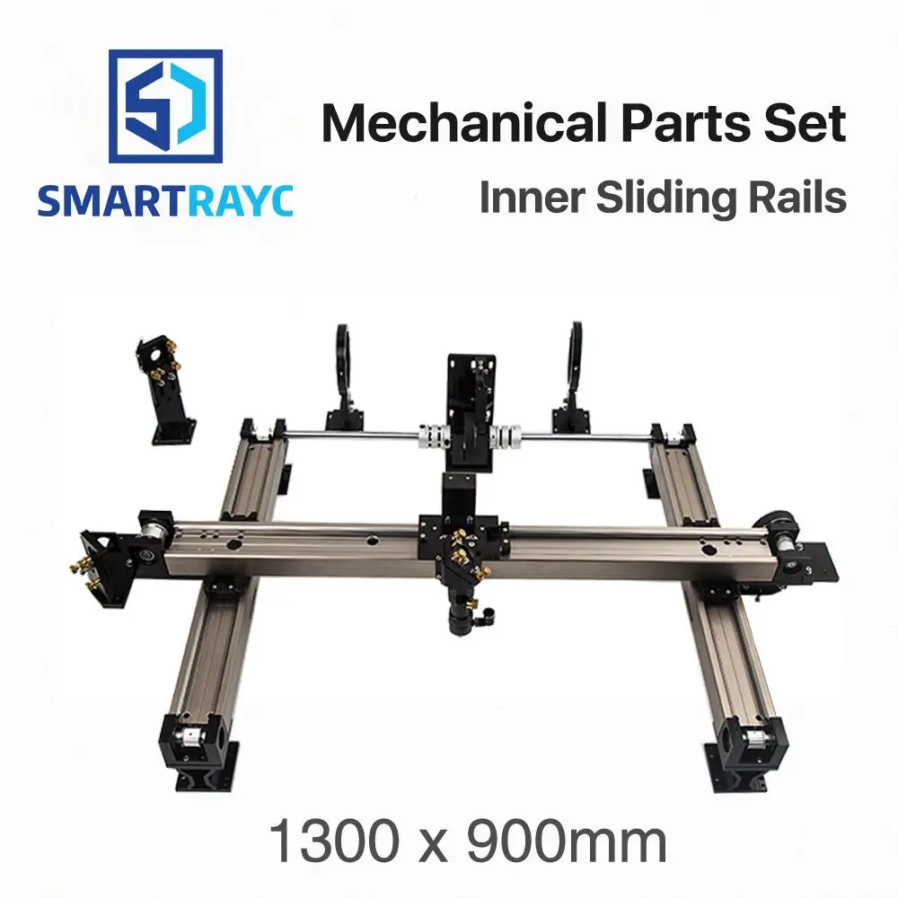 

Smartrayc Mechanical Parts Set 1300*900mm Inner Sliding Rails Kits Spare Parts for DIY 6090 CO2 Laser Engraving Cutting Machine