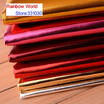 

100*138cm 24 colors High Quality Shiny Vinilic PU Leather fabric for DIY sewing sofa belt shoes bags bed Garment material