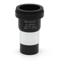 2x Барлоу объектив с мультипокрытием для 1,2" линза для астрономического телескопа окуляр с M42x0.75mm с наружной резьбой для T/T2