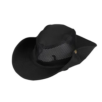 

Wide Brim Sun Hat Summer Mesh Bucket Cap UV Protection for Camping Fishing Safari Hiking Outdoor Activity