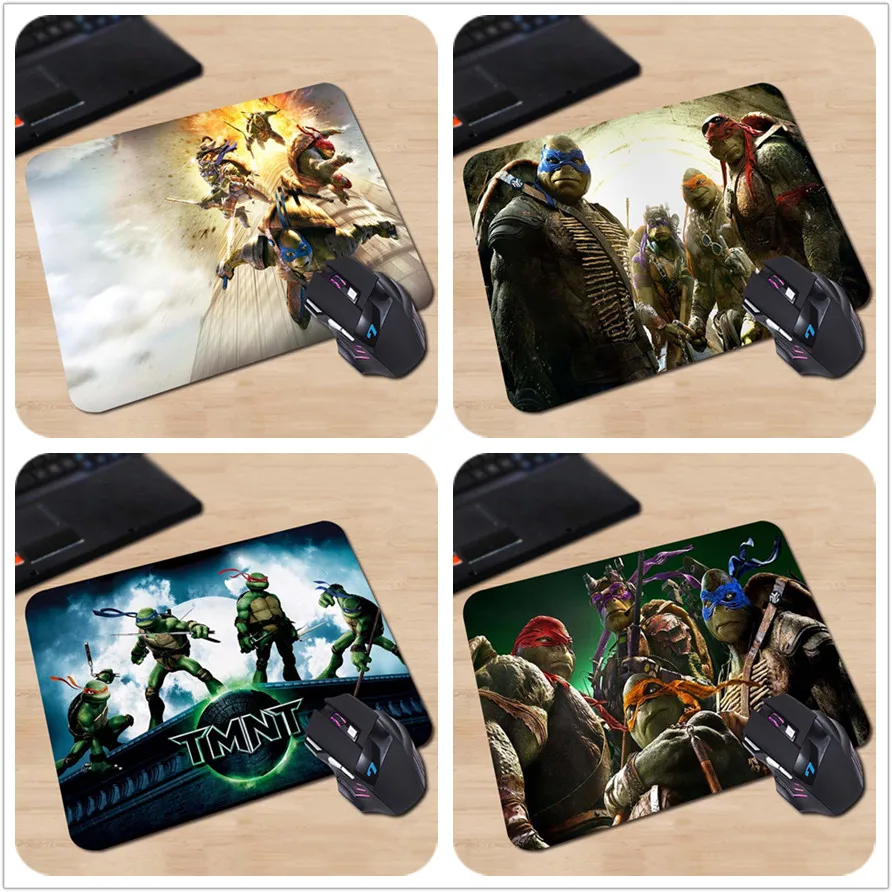 

Customized Mouse Pad Teenage Mutant Ninja Turtles Action Film Best Sales Computer Notebook DurablesNon-slip Rubber Mouse Mat Pad