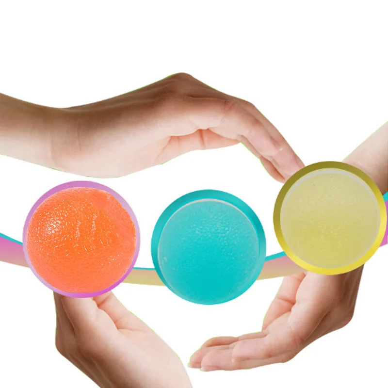 Силиконовый яичный массажер ручной зажимной эспандер мощный мяч для снятия