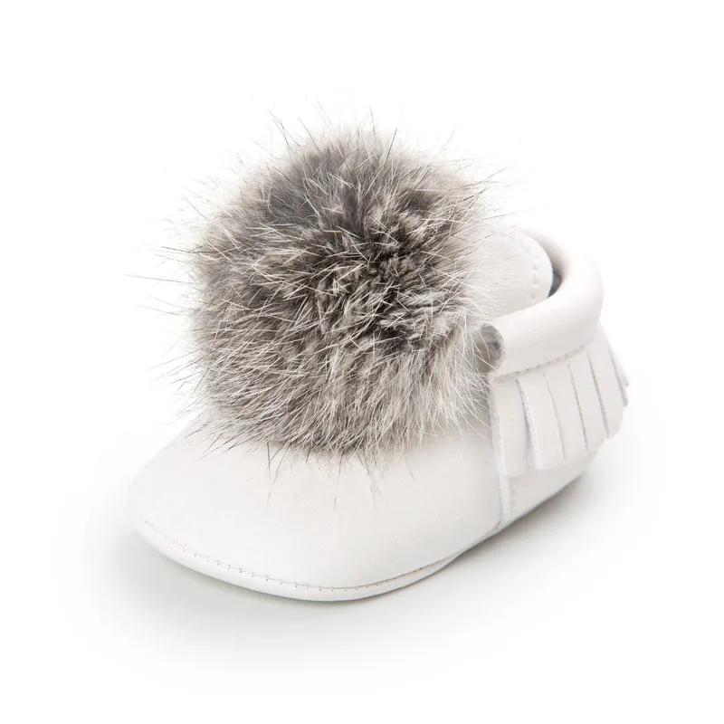 WONBO Новинка зимы обувь для детей ползунков милый мяч детские первые ходунки детские мокасины Лидер продаж