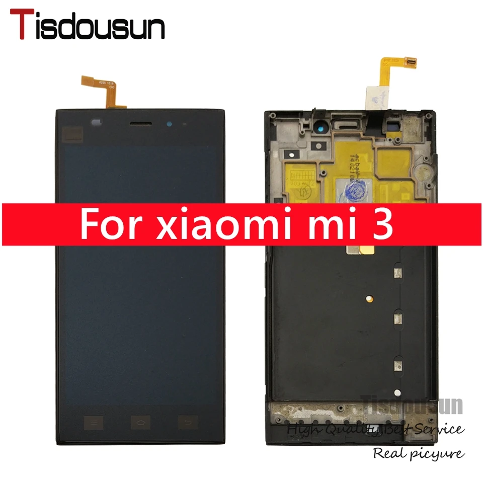 Для Сяо mi 3 ЖК-дисплей Дисплей + Сенсорный экран с заменой Рамка m3 mi3 мобильный