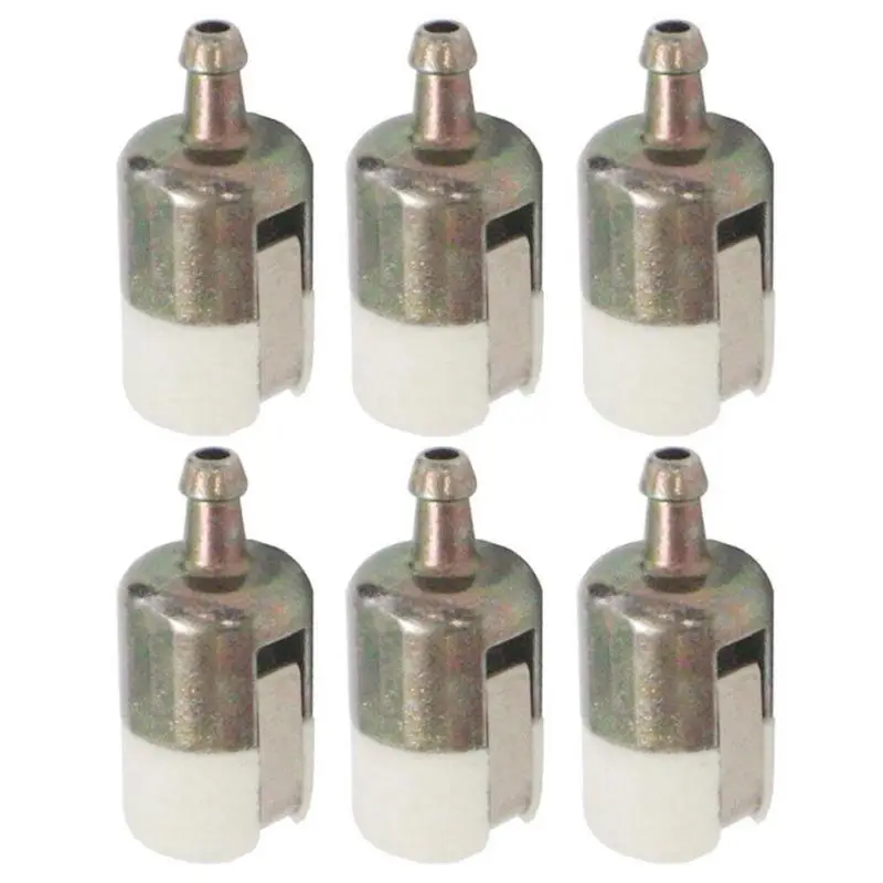 6Pcs Plastic Metal Fuel Filters Engine Fram Fuel Gas Filters for