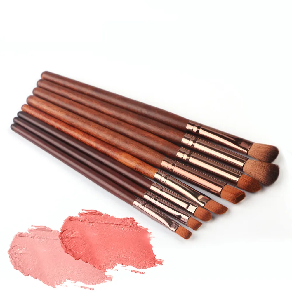 

8pcs Pro Makeup Brushes Set Eye Shadow Blending Eyeliner Eyelash Eyebrow Brushes For Makeup Escova dos olhos maquilhagem ##