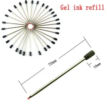 1000 шт./лот хорошая заправка стержень картридж для Кристалл шариковая ручка ядро Заправка картриджей пополнения чернил черного и синего цвета для 2 в 1 стилусы