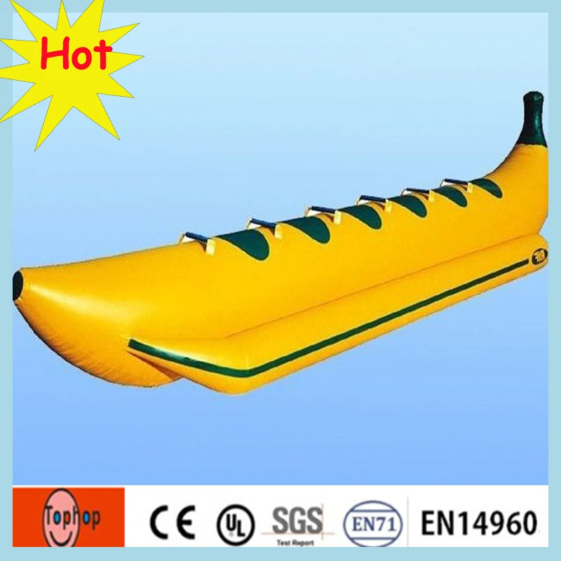 Free Shipping Topselling Pvc Ocean Inflatable Float Water Banana Boat