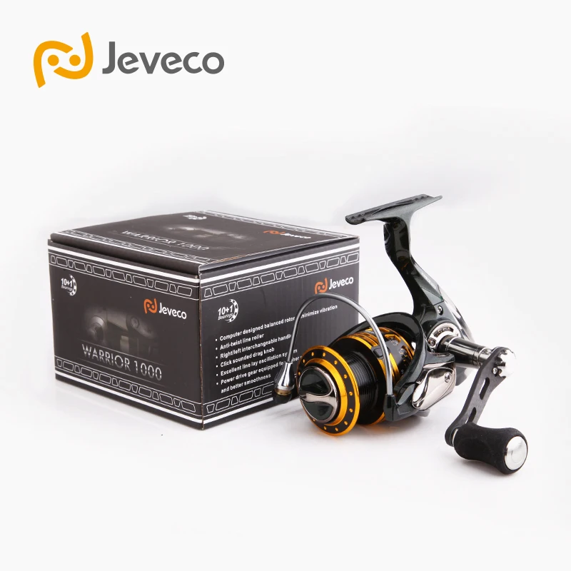 Jeveco рыболовные снасти воин Рыболовная катушка и корпус из углеродного волокна 10 +