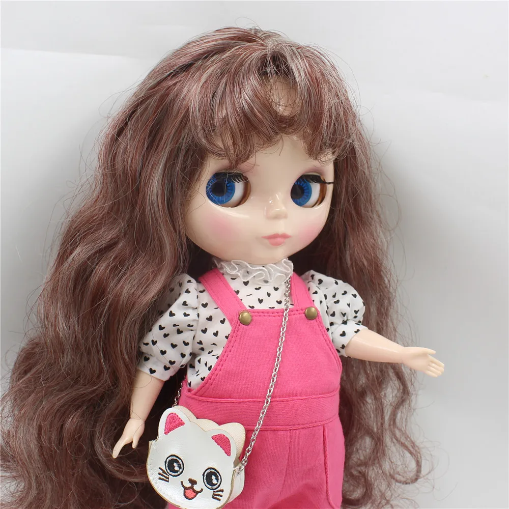 Blyth мягкая игрушка пухленькое тело розовый костюм с кошкой сумка|suit pins|suit tweedsuit