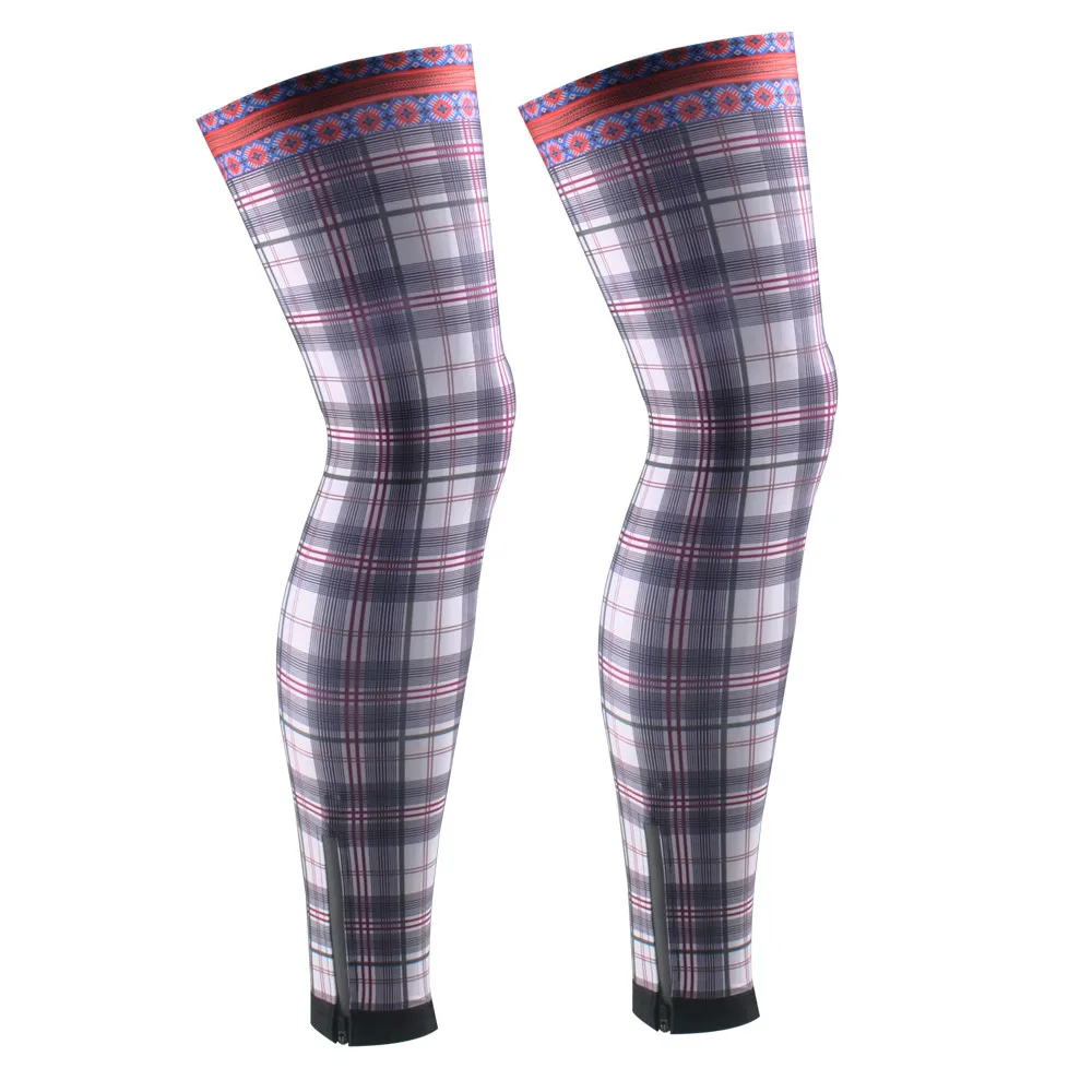 High quality bicycle zippered leg warmer team coolmax Elastice Bike