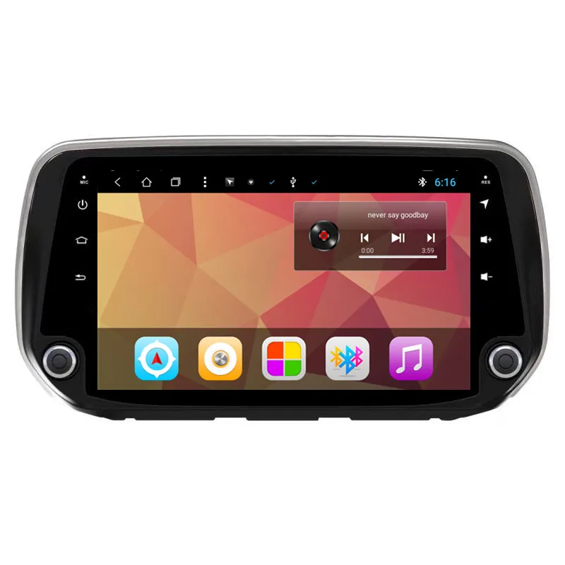 " Android автомобильный мультимедийный стерео радио аудио DVD gps навигация Sat Nav Головное устройство для hyundai Santa Fe Tucson