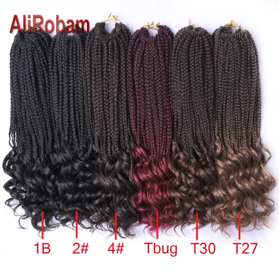 wavy end box braid 00