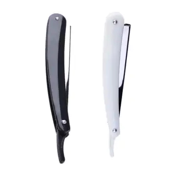 

Manual Shaver Professional Straight Edge Stainless Steel Sharp Salon Razor Holder Folding Shaving Knife Shave Beard Cutter