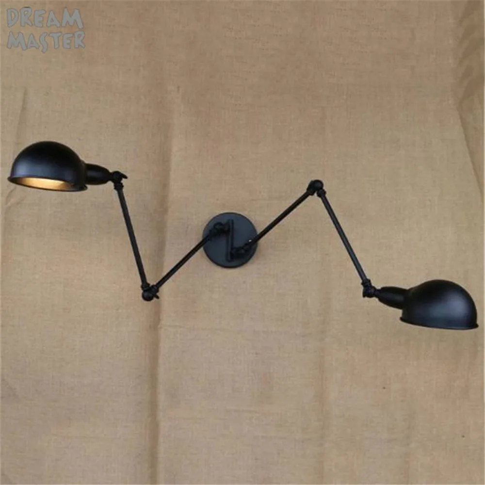 Classical Black Iron Wall Lights Antique Industrial America Country Wall lamp Retro Home Hall Beside Vintage applique Decor Classical Black Iron Wall Lights Antique Industrial America Country Wall lamp Retro Home Hall Beside Vintage applique Decor