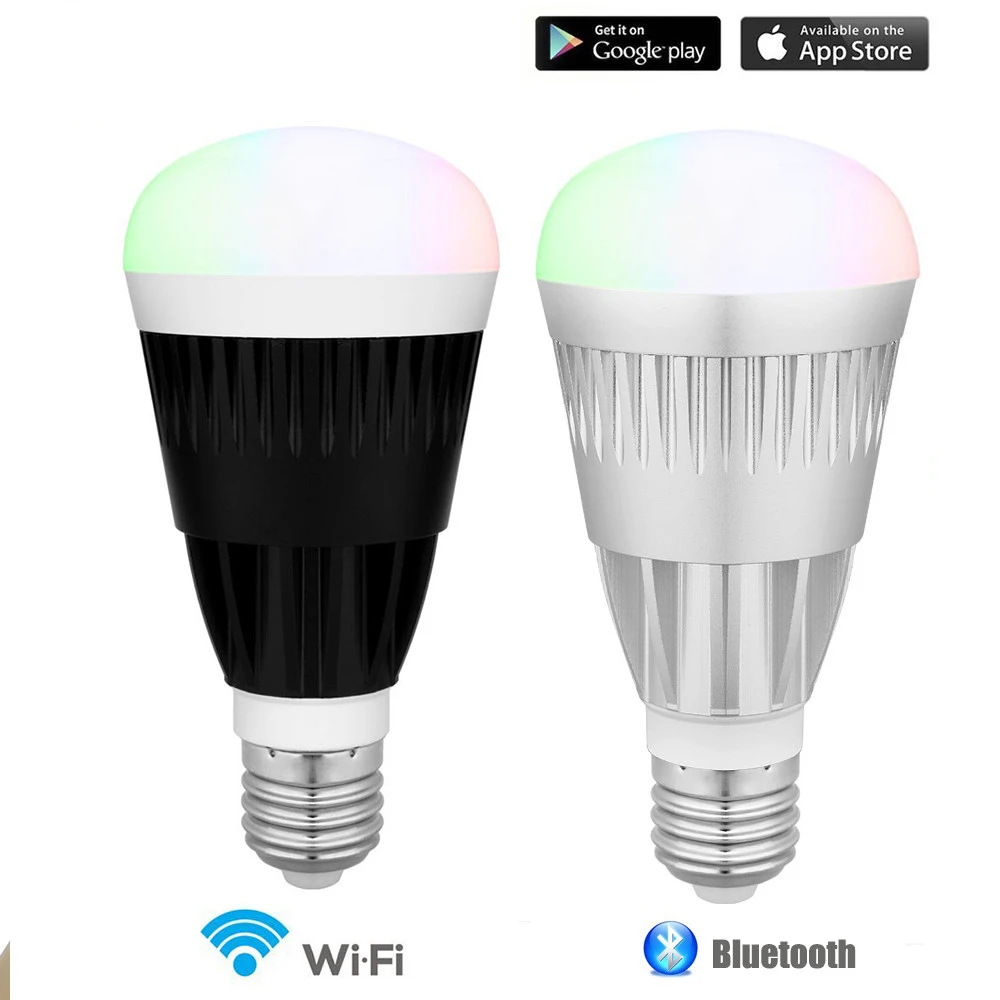 

10W MagicLight Pro Wifi Bluetooth Smartphone Controlled Wake Up - Dimmable Multicolored LED Light Bulb E27 for IOS Android
