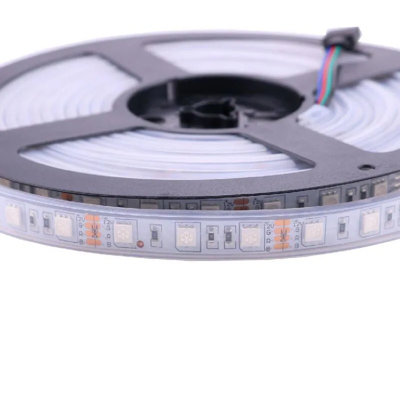 Открытый Водонепроницаемый IP67 светодиодный RGB полосы лампы SMD 5050 60L/м внешний