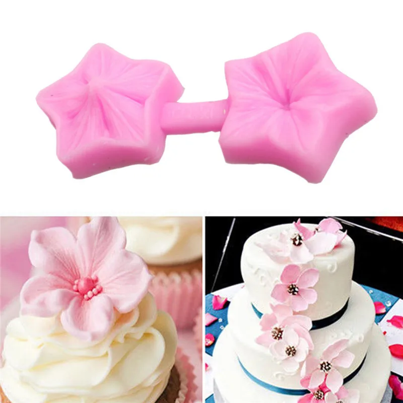 

Dropshipping Flower Petal Silicone Mold Fondant Cake Chocolate Decorating Baking Mould Wedding Party Cake Decorating Tools