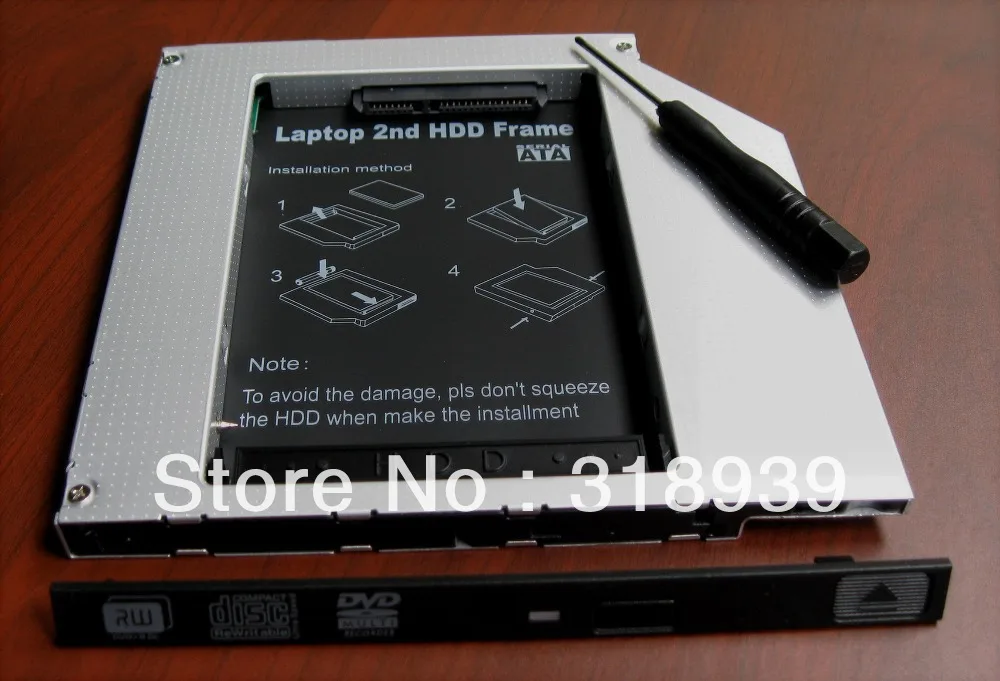 SATA 2nd Hard Drive HDD Caddy for Toshiba Satellite L305 L450 L455 L505