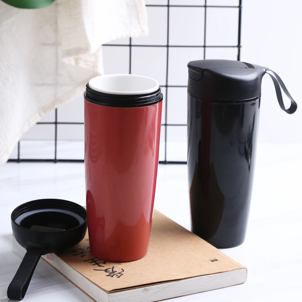 travel mug ceramic inside