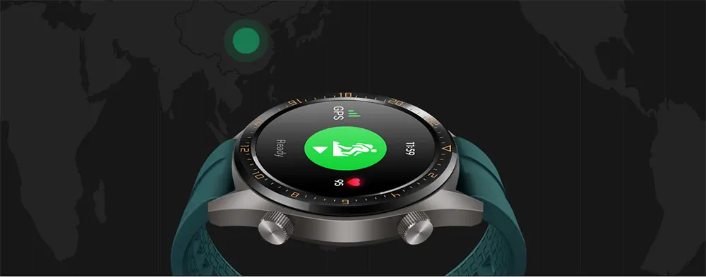 Huawei Watch GT Смарт часы Поддержка gps 5ATM водонепроницаемый AMOLED красочный экран телефонный Звонок трекер сердечного ритма для Android iOS