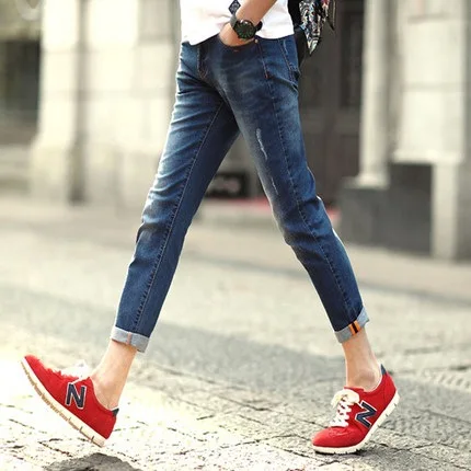 Aliexpress.com : Buy Men's feet cuffed trousers nine point