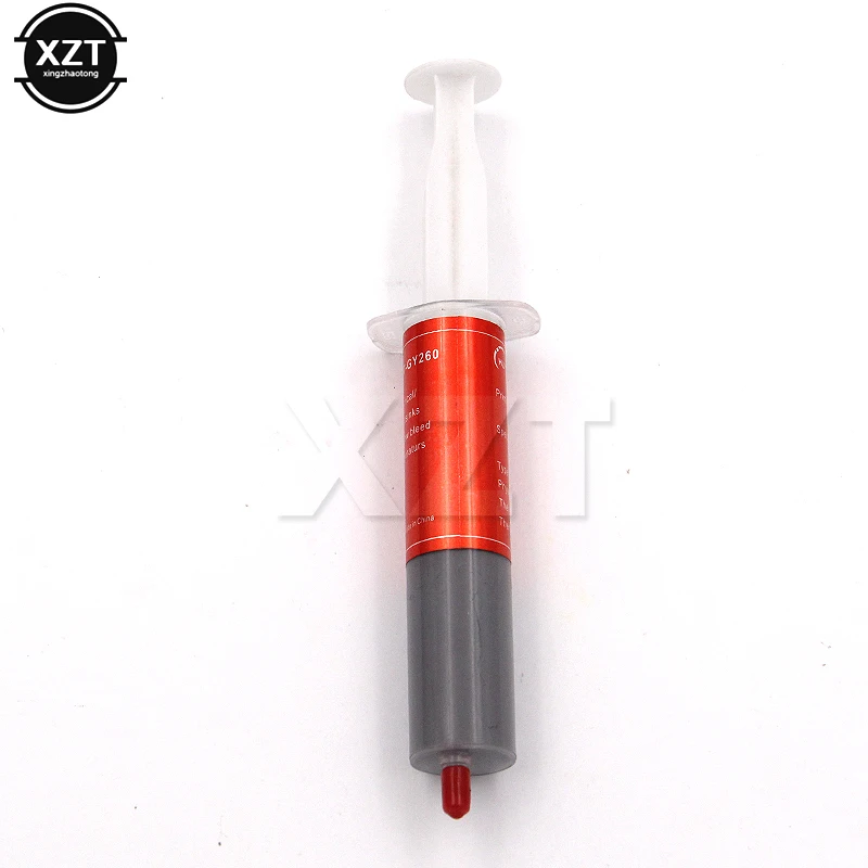 

new Syringe Thermal Grease Gray 29g Silver Silicone CPU Chip Heatsink Paste Cooling Radiator Cooler Conductive Compound