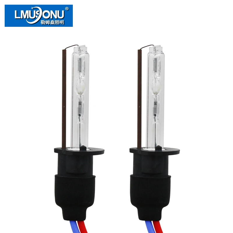 LMUSONU 12V 35W AC H1 HID BULB XENON H1 6000K CERAMIC BASE H1 XENON