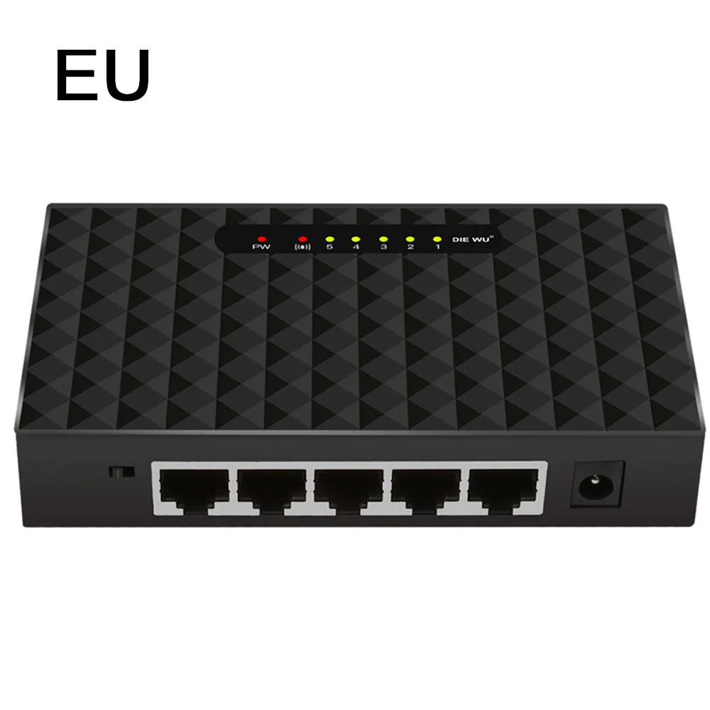 Коммутатор Настольный гигабитный RJ45 на 5/8 портов 10/100 Мбит/с|Сетевые карты| |