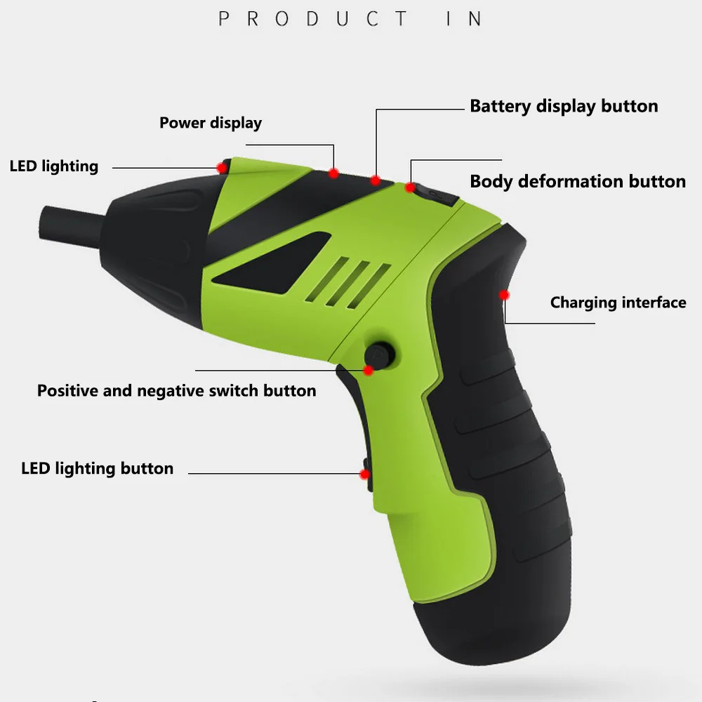 Electric Screwdriver Set USB Charging Electric