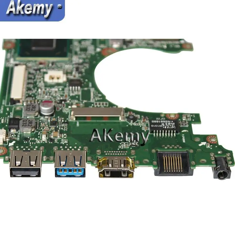  Amazoon X202E Laptop motherboard for ASUS X202E X201E S200E X201EP Test original mainboard 2G RAM I