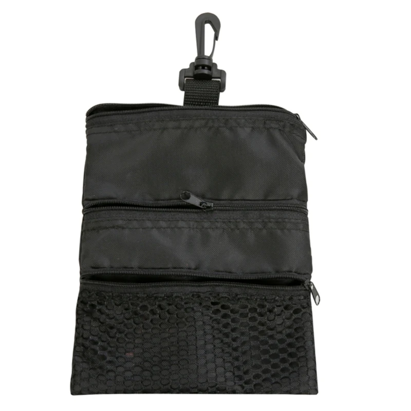 

New Arrive Portable Golf Ball Bags Holder Zipper Mesh Pouch Storage For Outdoor Training