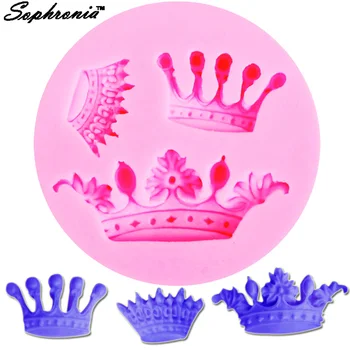 

Sophronia M076 Crown Crafts Silicone Mold Cake Decorating Tools Chocolate Art work Handmade Silicone Mold Baking Fondant Cookie