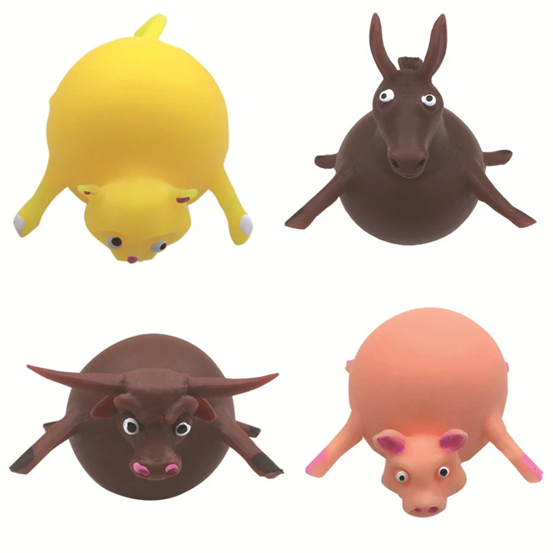 Gleeooy Kawaii Squishys animales игрушки анти-стресс милые коровы дующие животные сжимающая Игрушка снятие стресса игрушки для детей