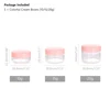 5PCS Empty 10g 15g 20g Travel Small Colorful Covers Clear Plastic Cosmetic Pot Jars With Lid For Face Cream Lip Balm Containers ► Photo 3/6