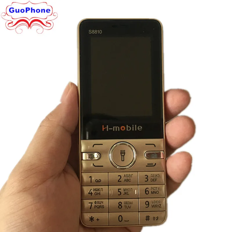 H mobile S8810 2 4 &quotтелефон Dual SIM большая клавиатура Quad Band MP3 MP4 Bluetooth громкая Динамик