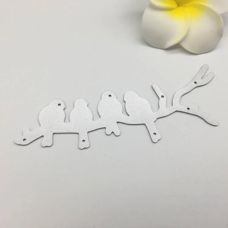 Bird Tree Branch dies scrapbooking 1